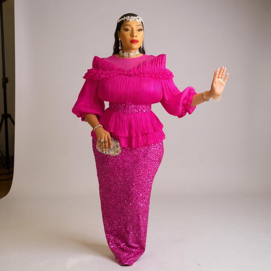 Pink: Luxury Style Party Dress
