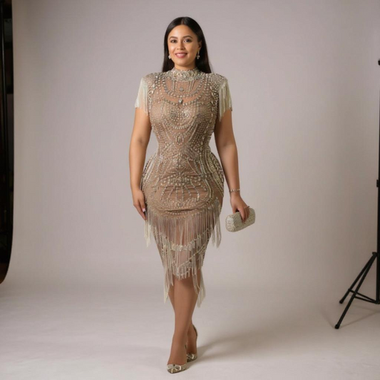 Dazzling Fitted Party Dress