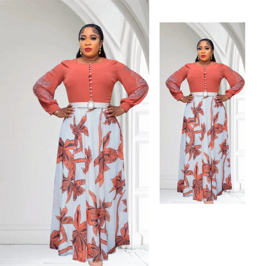 Long Chiffon Gown – Soft, Airy Silhouette