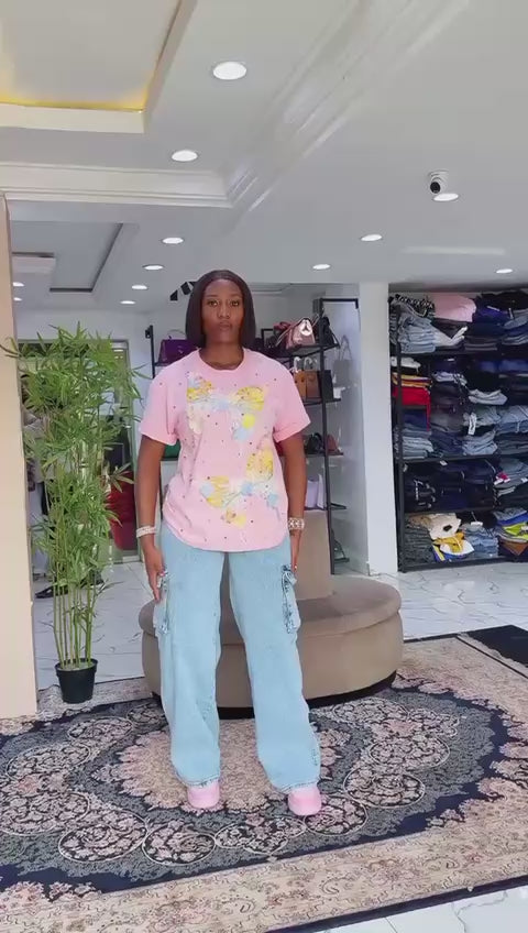 Stretchy Fabric - Denim - Light Blue